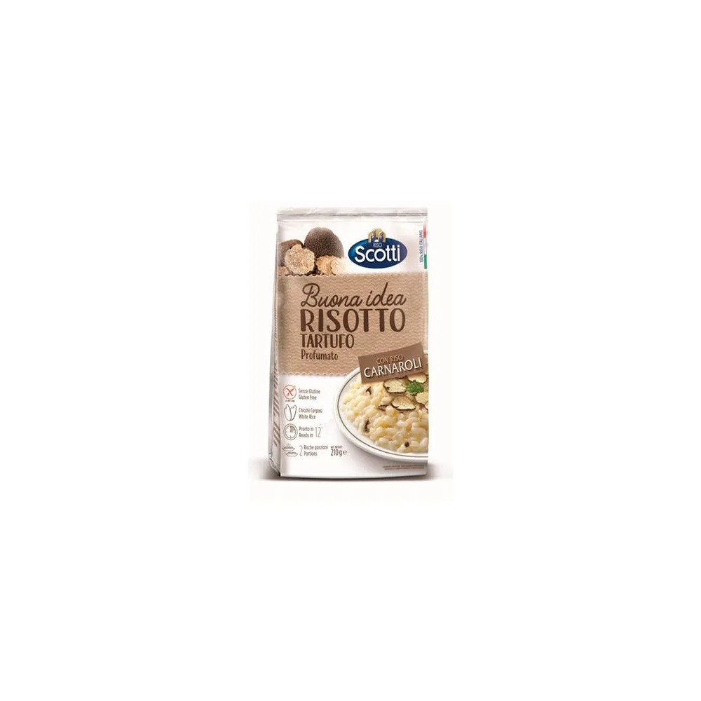 Arroz Carnaroli SCOTTI con Trufas Bolsa 210g