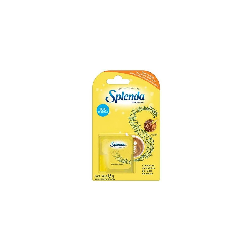 Endulzante SPLENDA Dispensador 100 Tabletas Endulzante SPLENDA Dispensador 100 Tabletas