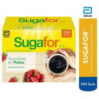 Endulzante SUGAFOR en Polvo Caja 200 Sobres