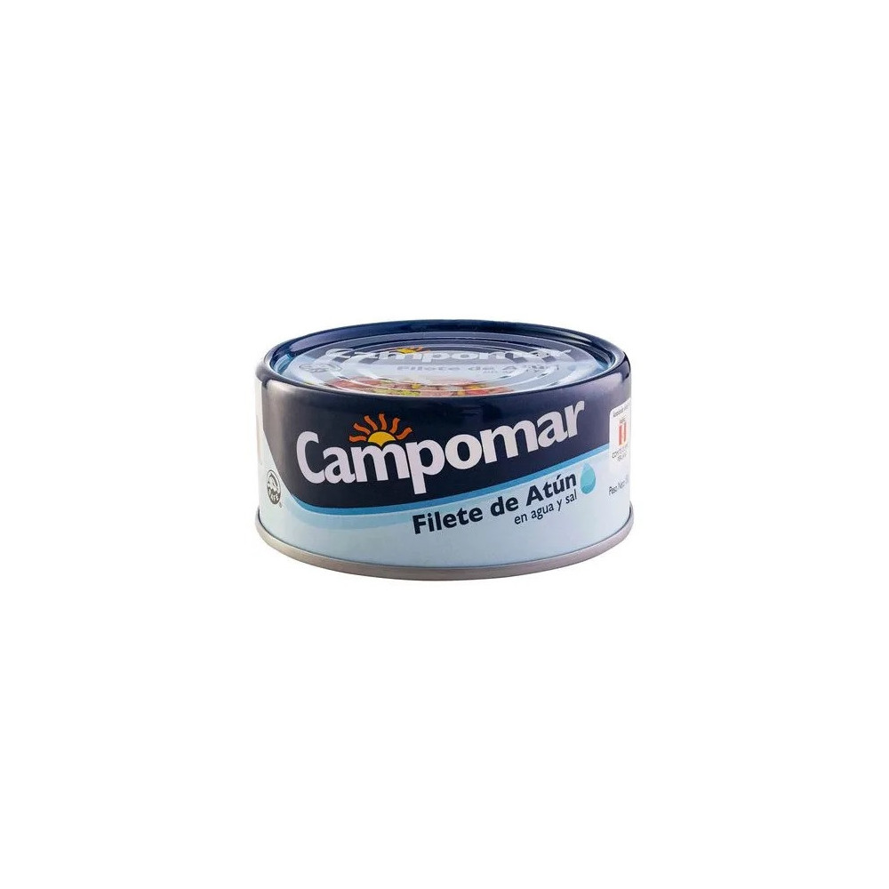 Filete de Atún en Agua CAMPOMAR Lata 150g Filete de Atún en Agua CAMPOMAR Lata 150g