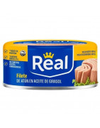 Filete de Atún REAL en Aceite Girasol Lata 140g
