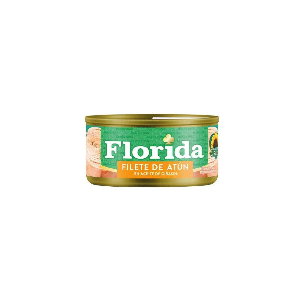 Filete de Atún FLORIDA en Aceite Girasol Lata 140g