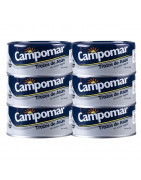 Trozos de Atún CAMPOMAR en Aceite Vegetal Lata 150g x6u