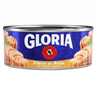 Filete de Atún en Aceite Vegetal GLORIA Lata 140g