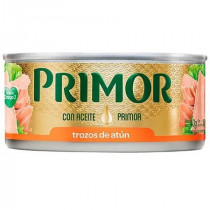Trozos de Atún PRIMOR en Aceite Vegetal Lata 140g