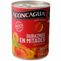 Conserva de Durazno en Mitades ACONCAGUA en Almibar Lata 822gr