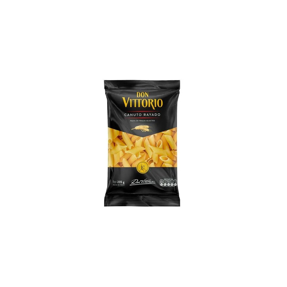 Fideos DON VITTORIO Canuto Rayado Bolsa 235g Fideos DON VITTORIO Canuto Rayado Bolsa 235g