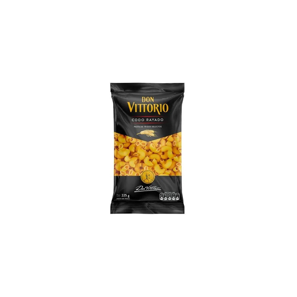 Fideos DON VITTORIO Codo Rayado Bolsa 225g Fideos DON VITTORIO Codo Rayado Bolsa 225g