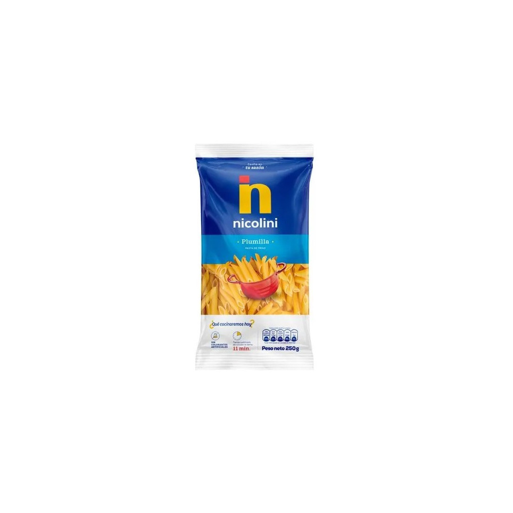 Fideos NICOLINI Plumilla Bolsa 250g