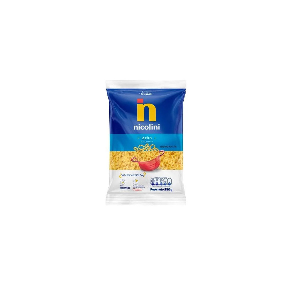 Fideos NICOLINI Arito Bolsa 250g Fideos NICOLINI Arito Bolsa 250g
