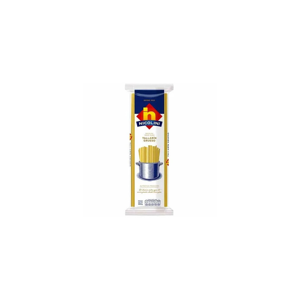 Fideos Tallarín Grueso NICOLINI Bolsa 500g