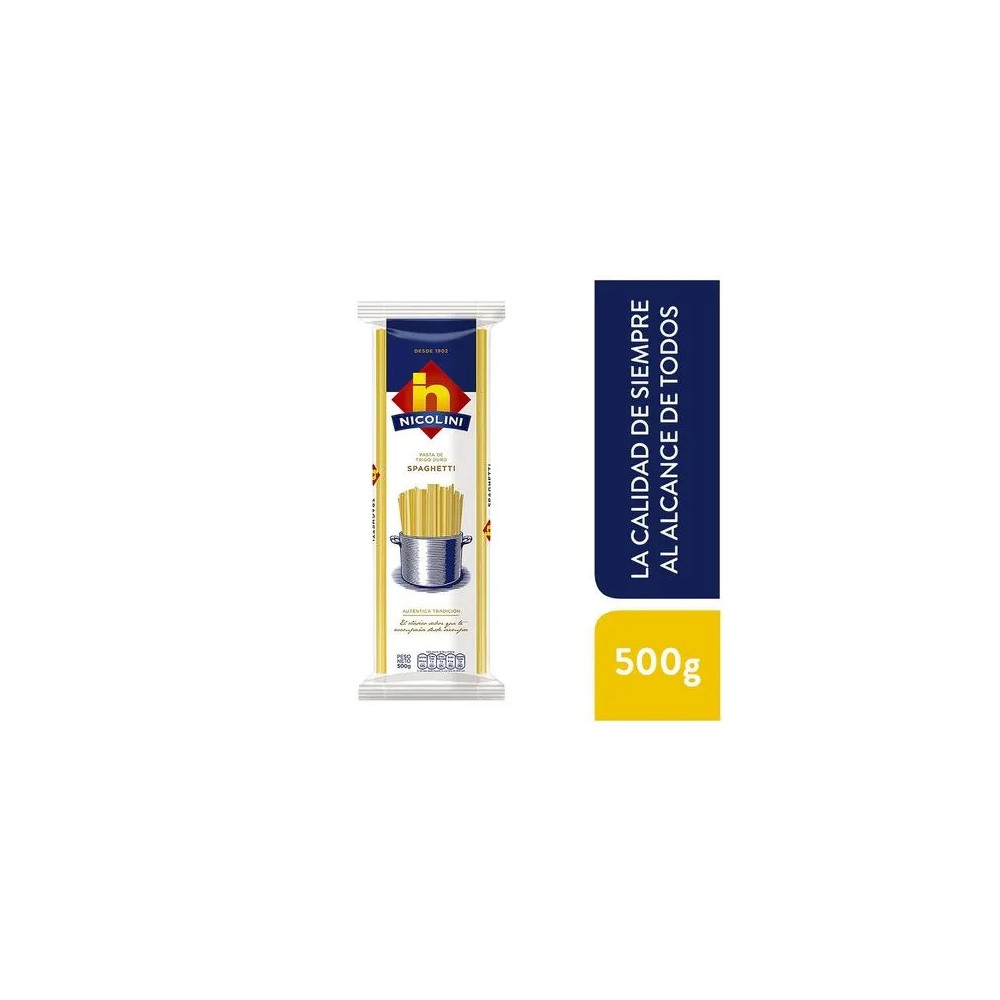 Fideos Spaghetti NICOLINI Bolsa 500g