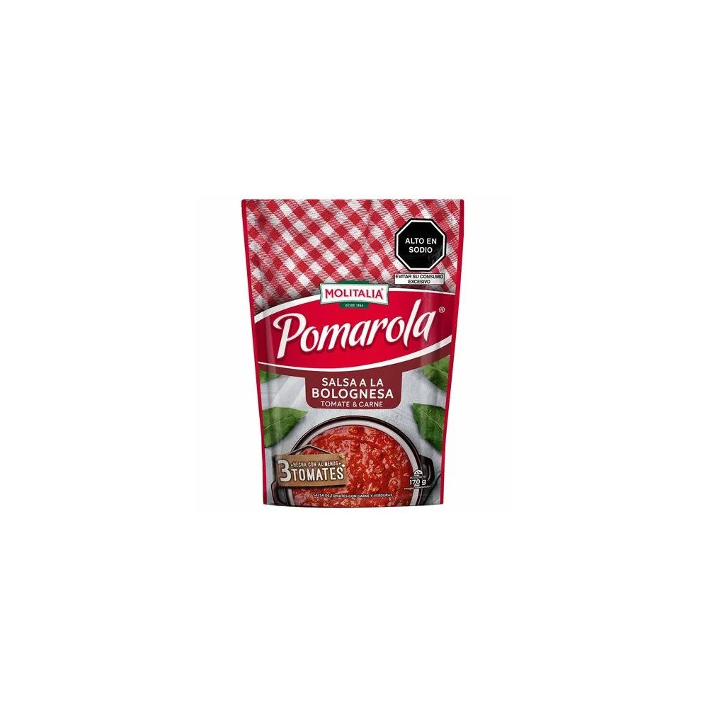Salsa Bolognesa Lista POMAROLA Doypack 170g Salsa Bolognesa Lista POMAROLA Doypack 170g