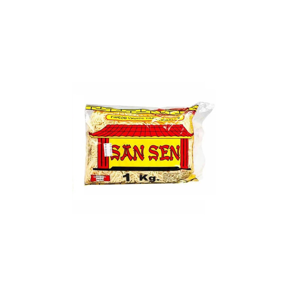 Fideo chino SAN SEN Bandeja 1KG Fideo chino SAN SEN Bandeja 1KG