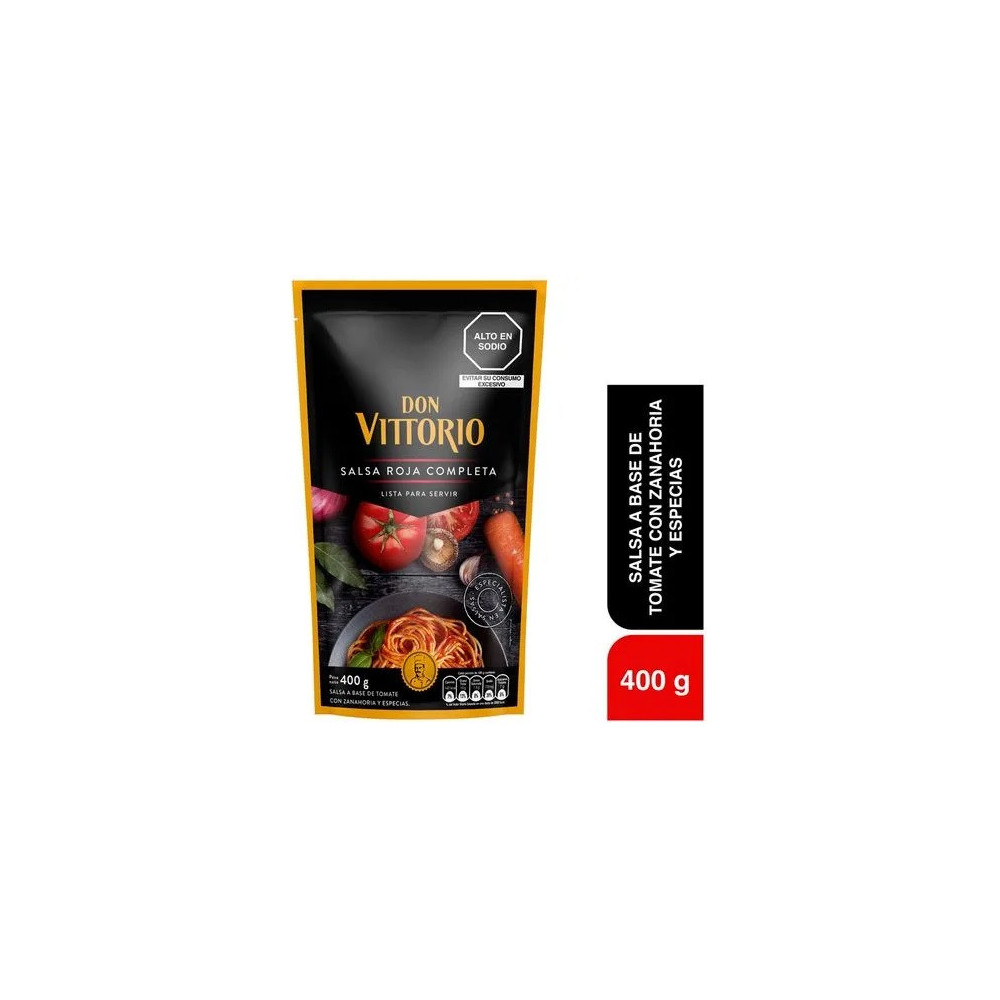 Salsa Roja DON VITTORIO Doypack 400g
