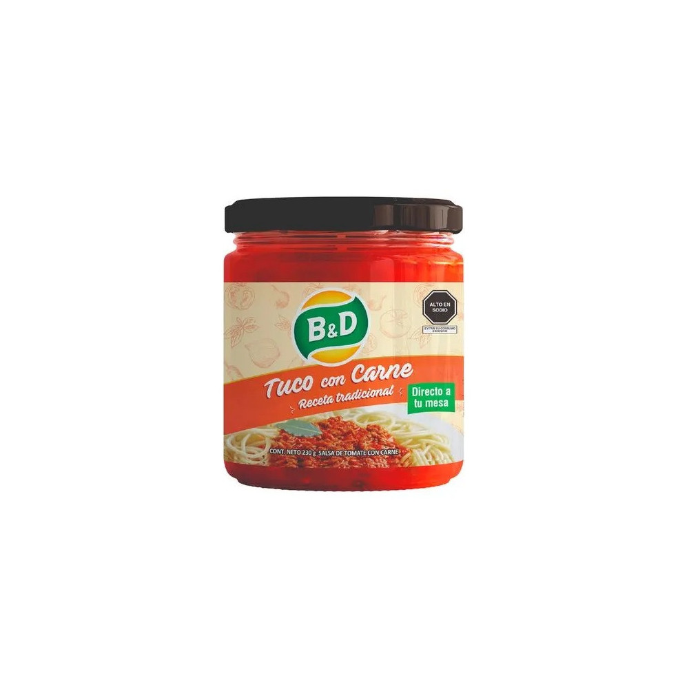 Tuco con Carne B&D Frasco 230g