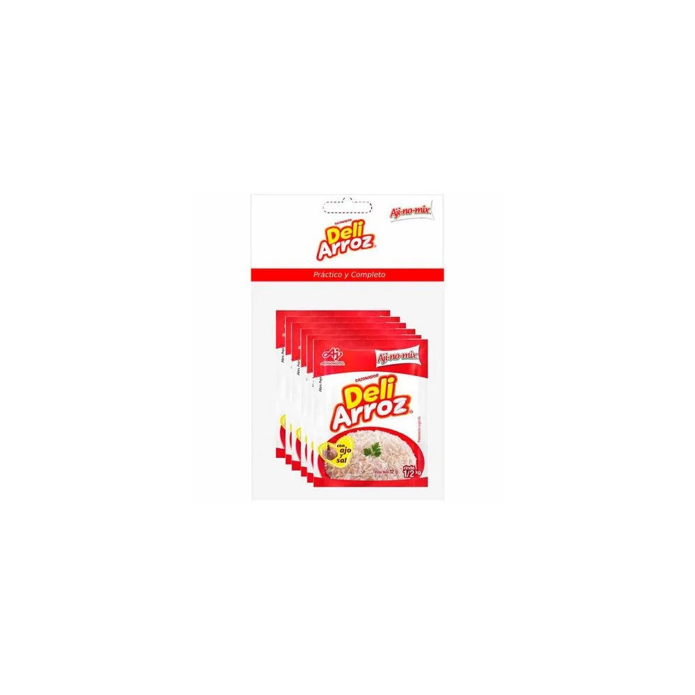 Sazonador AJINOMIX Deli Arroz Paquete 6unidades Sazonador AJINOMIX Deli Arroz Paquete 6unidades