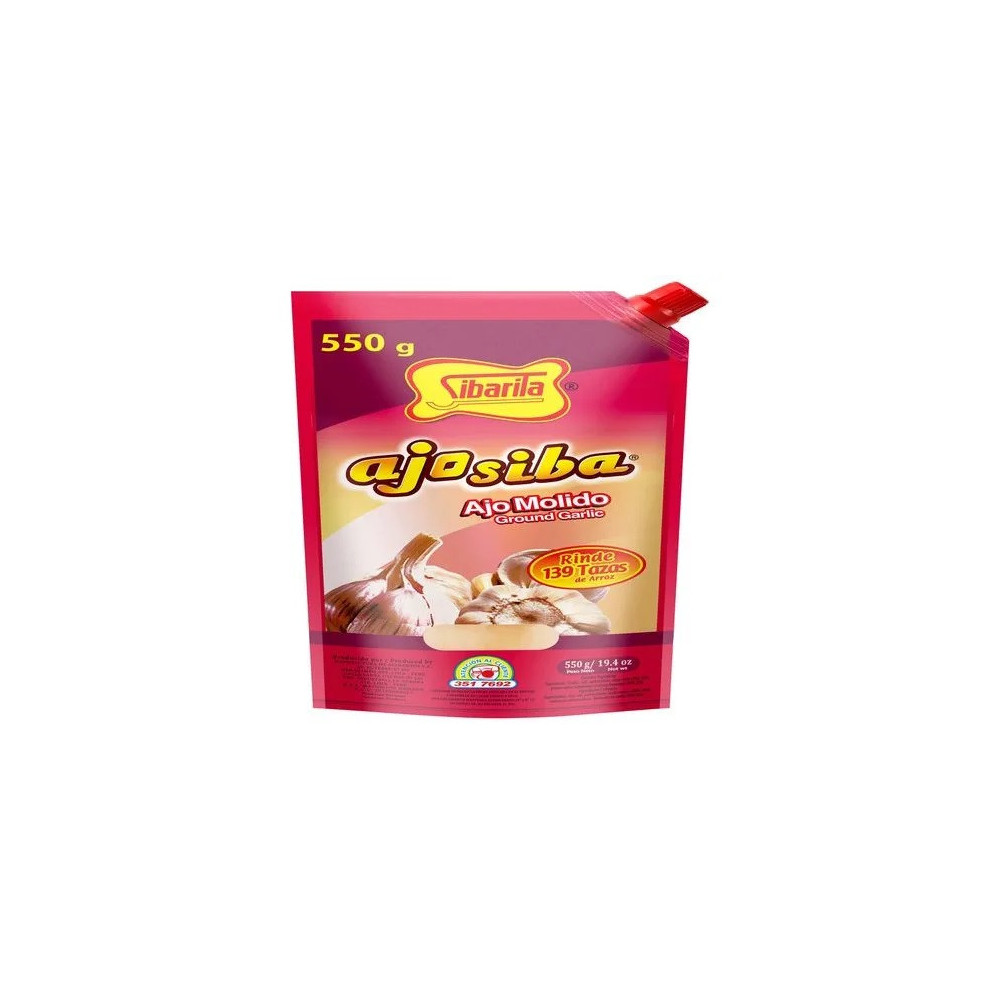 Ajo Molido SIBARITA Ajo Siba Doypack 550g Ajo Molido SIBARITA Ajo Siba Doypack 550g