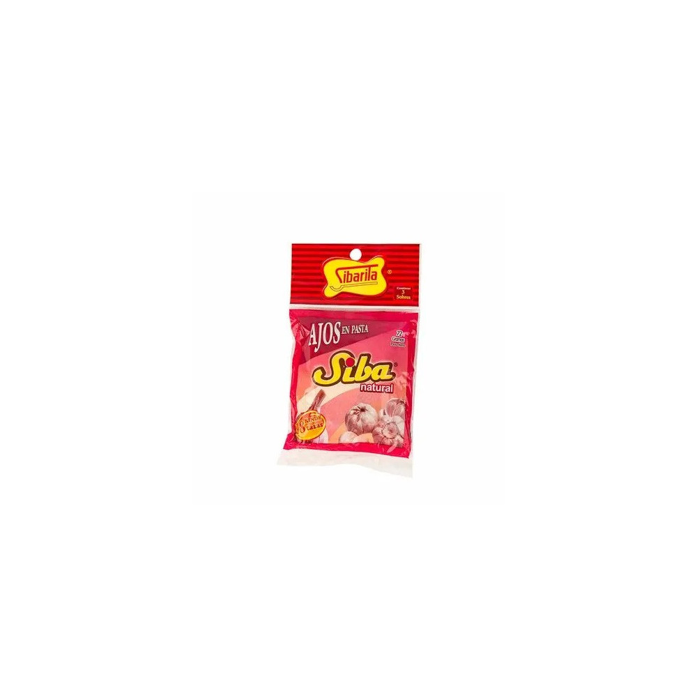 Ajo SIBARITA Sobre 24g Paquete 3unidades Ajo SIBARITA Sobre 24g Paquete 3unidades