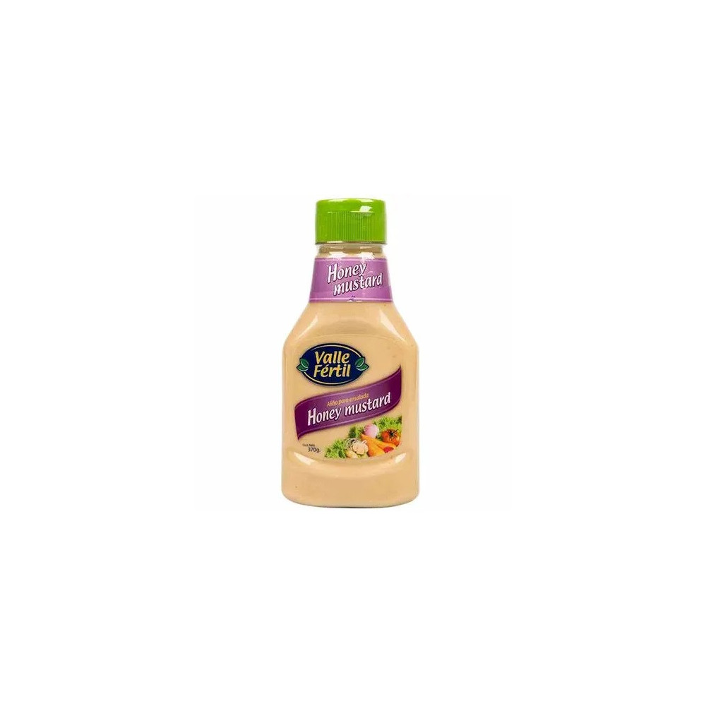 Salsa Honey Mustard VALLE FERTIL Aliño Frasco 370g Salsa Honey Mustard VALLE FERTIL Aliño Frasco 370g