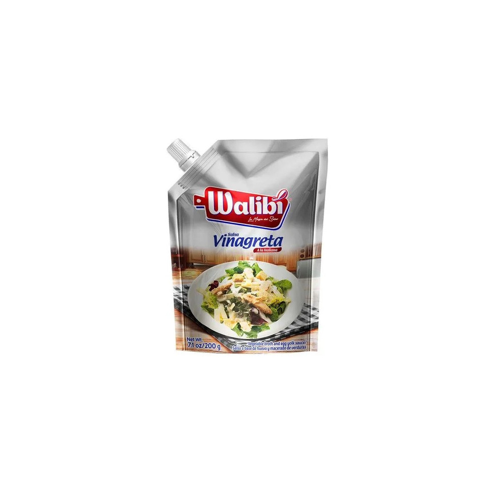 Salsa Vinagreta a la Italiana WALIBI Doypack 200g Salsa Vinagreta a la Italiana WALIBI Doypack 200g