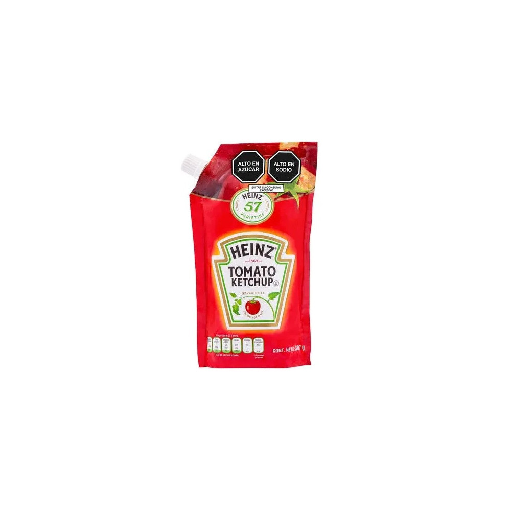 Salsa HEINZ Tomato ketchup con un toque de dulce Doypack 397g Salsa HEINZ Tomato ketchup con un toque de dulce Doypack 397g