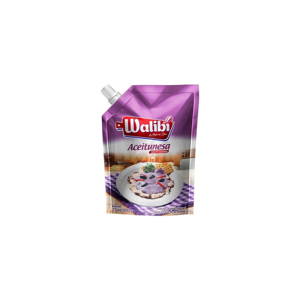 Salsa Aceitunesa WALIBI Mayonesa con Aceitunesa Doypack 200g Salsa Aceitunesa WALIBI Mayonesa con Aceitunesa Doypack 200g