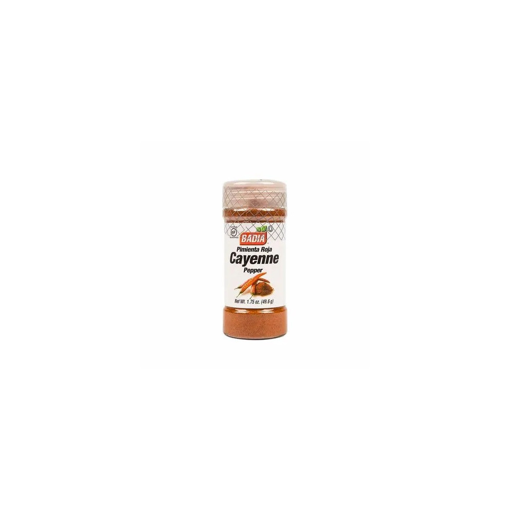 Pimienta BADIA Roja cayenne Frasco 49.60g Pimienta BADIA Roja cayenne Frasco 49.60g