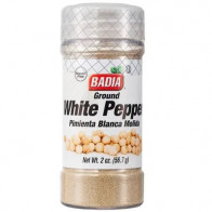 Pimienta Blanca BADIA en Polvo Frasco 56.7g