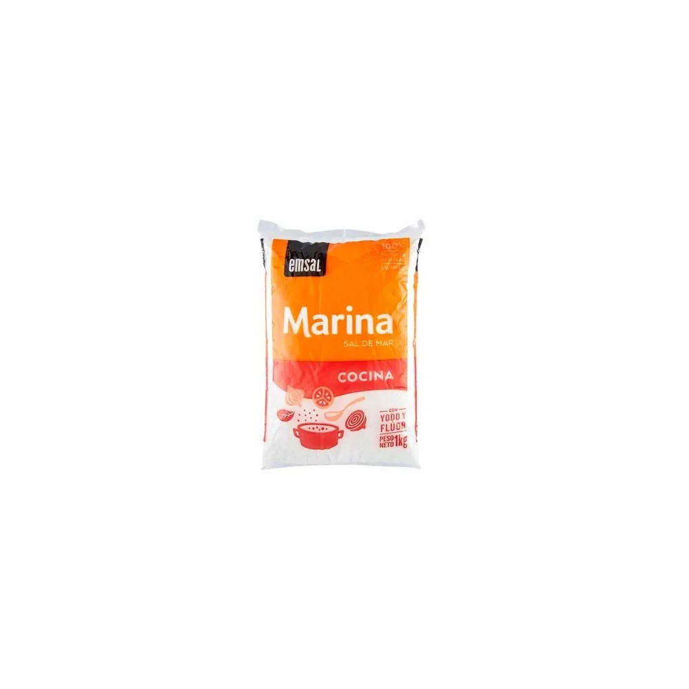Sal Marina EMSAL Cocina Bolsa 1Kg