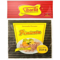 Pimienta Molida SIBARITA Sobre 21.6g Bolsa 6unidades