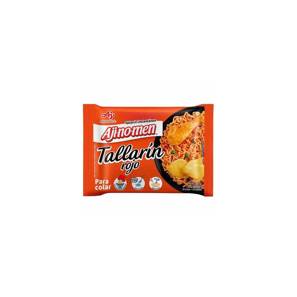 Tallarín Rojo Instantáneo AJINOMEN Bolsa 100g Tallarín Rojo Instantáneo AJINOMEN Bolsa 100g