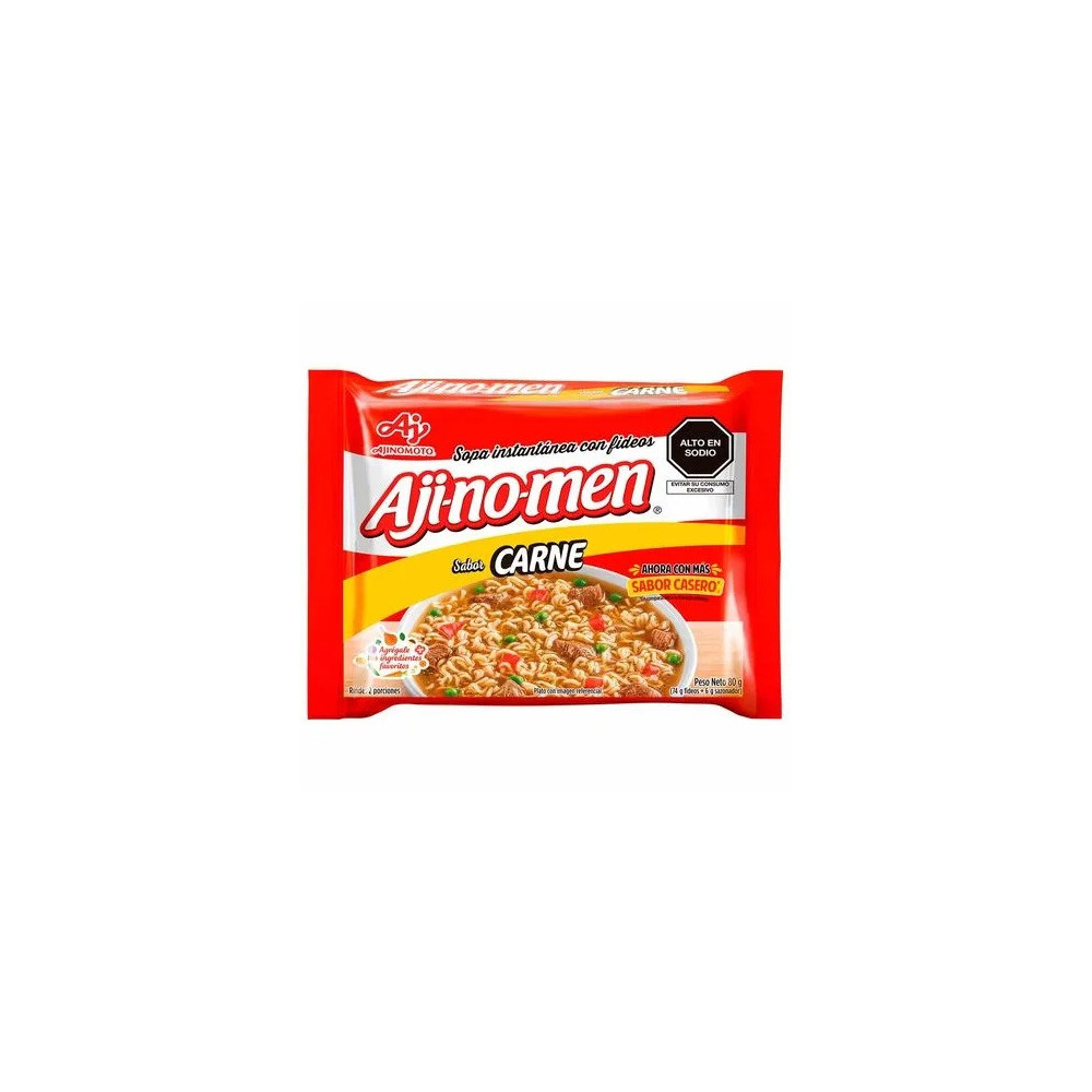Sopa Instántanea AJINOMEN Sabor a Carne Bolsa 80g Sopa Instántanea AJINOMEN Sabor a Carne Bolsa 80g