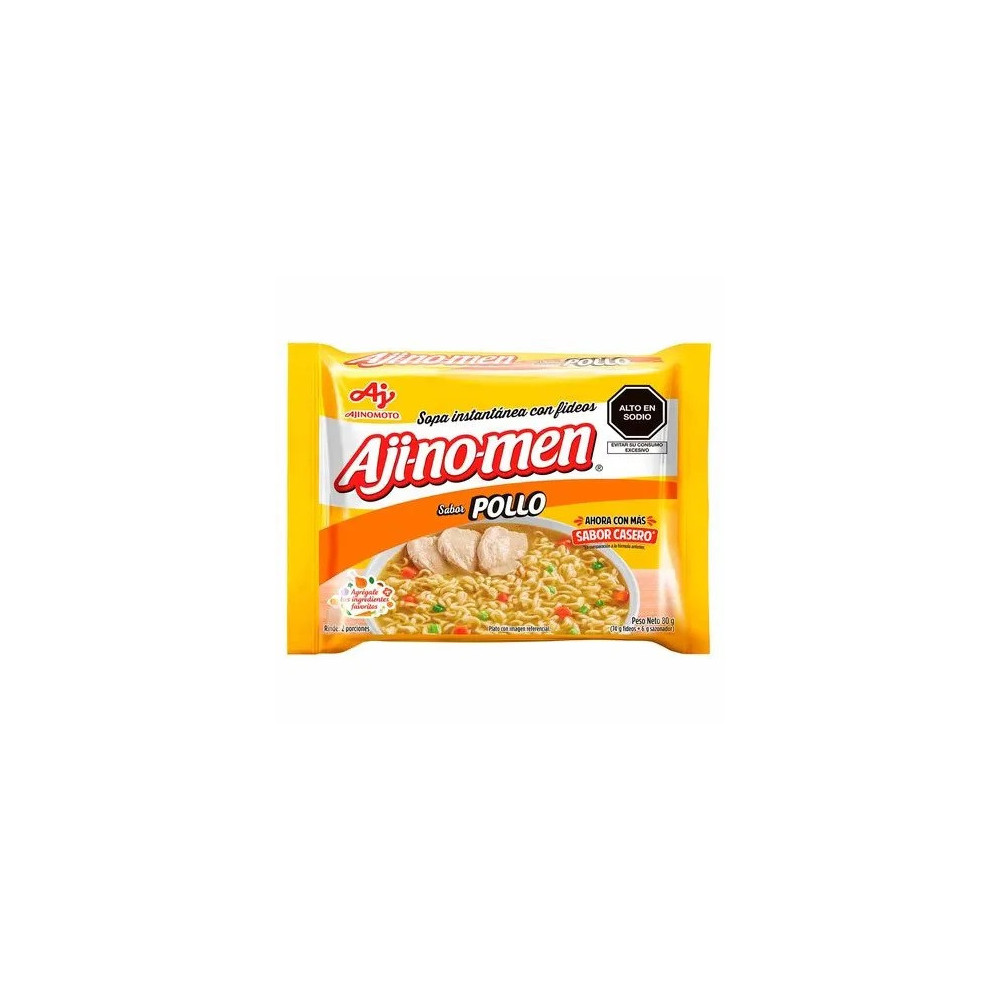 Sopa Instántanea AJINOMEN Sabor a Pollo Bolsa 80g Sopa Instántanea AJINOMEN Sabor a Pollo Bolsa 80g
