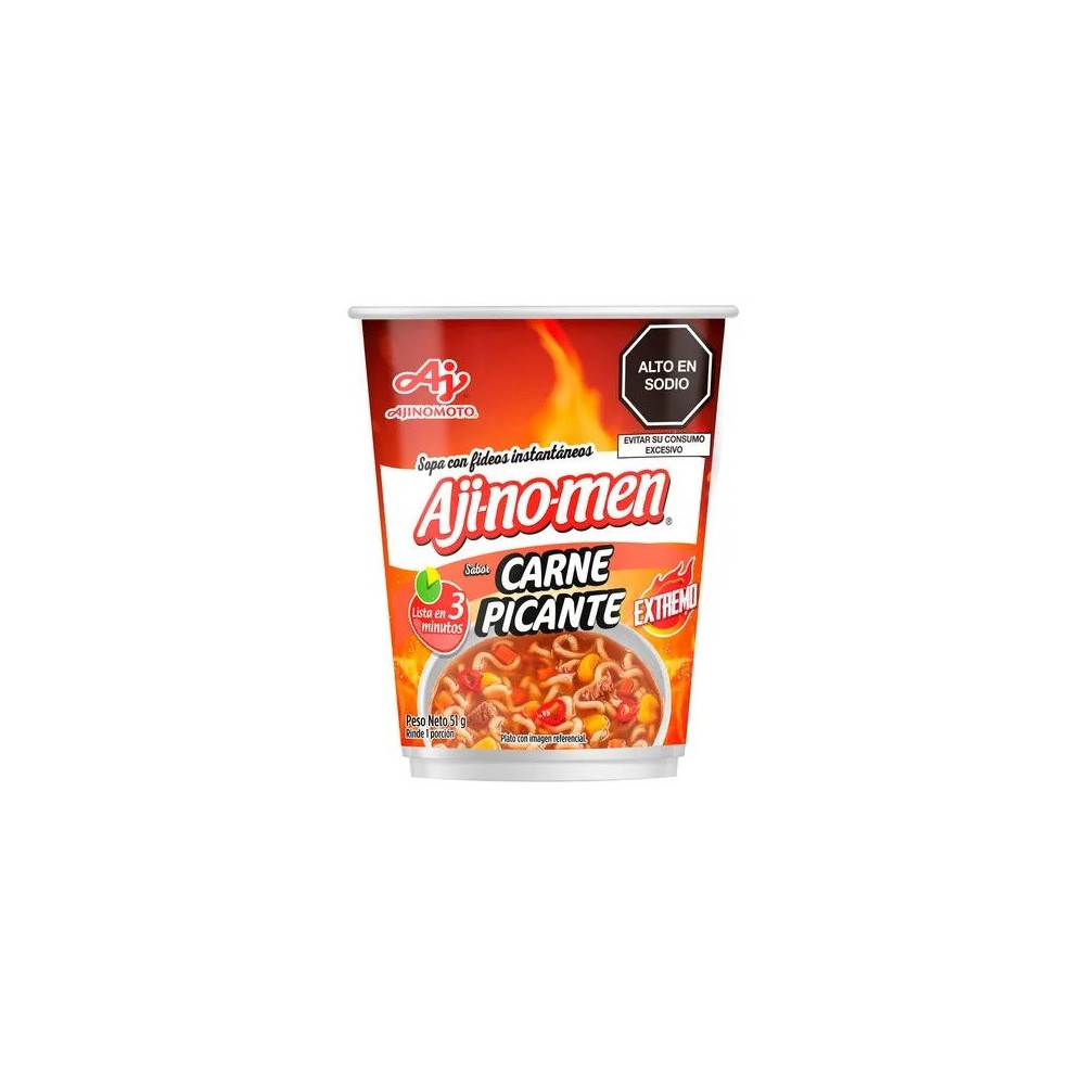 Sopa Instántanea de Carne AJINOMEN Vaso 51g