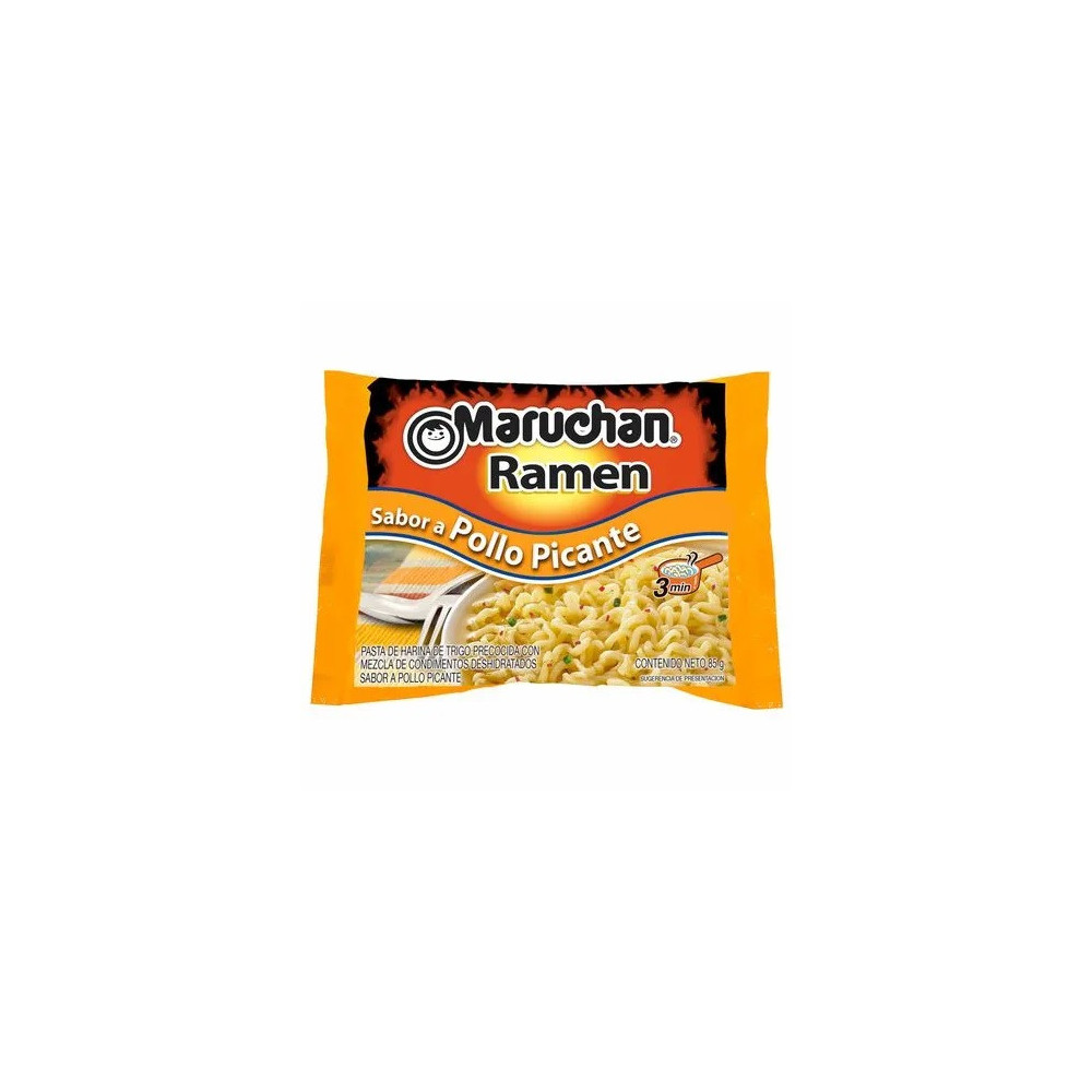 Sopa Instantánea MARUCHAN Ramen Pollo Picante Bolsa 85g