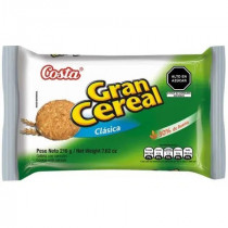 Galletas Clásica COSTA Gran Cereal Paquete 6unidades