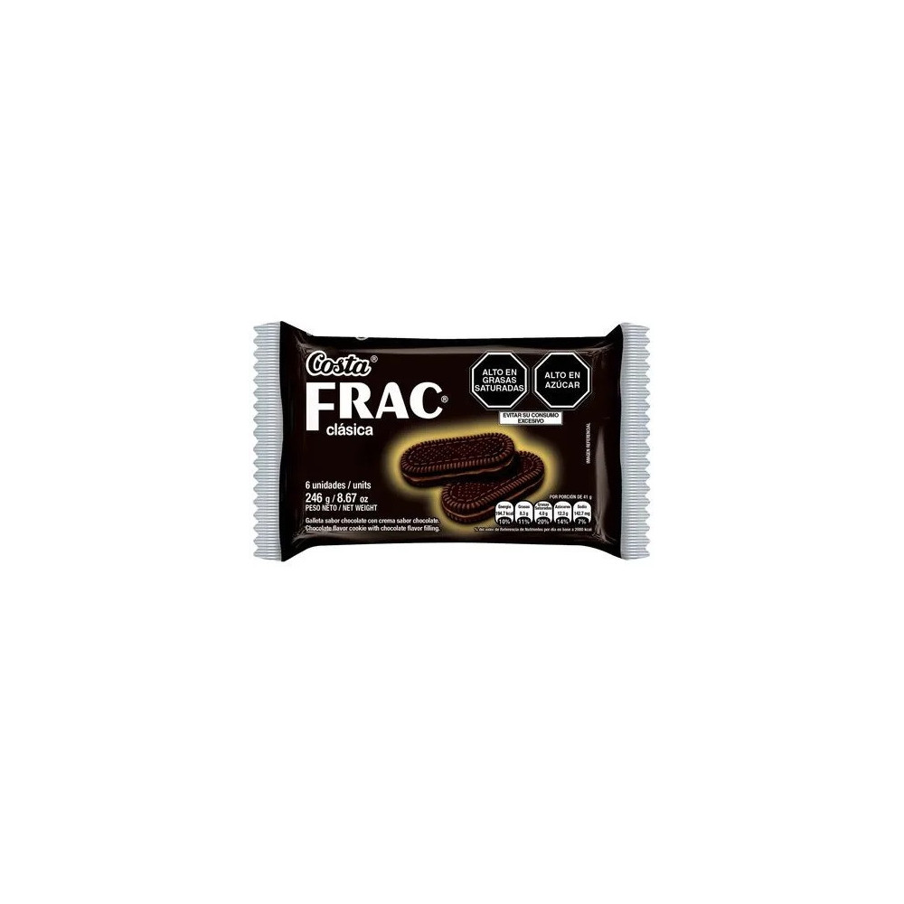 Galletas COSTA Frac Clásica Paquete 6unidades