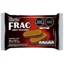 Galletas COSTA Frac Sabor a Chocolate Paquete 6unidades