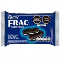 Galletas COSTA Frac Sabor a Vainilla Paquete 6unidades