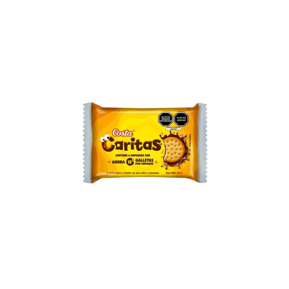 Galletas Caritas COSTA 6unidades x44.5g