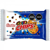 Galletas COSTA Chips Fiesta Bolsa 34g Paquete 6unidades