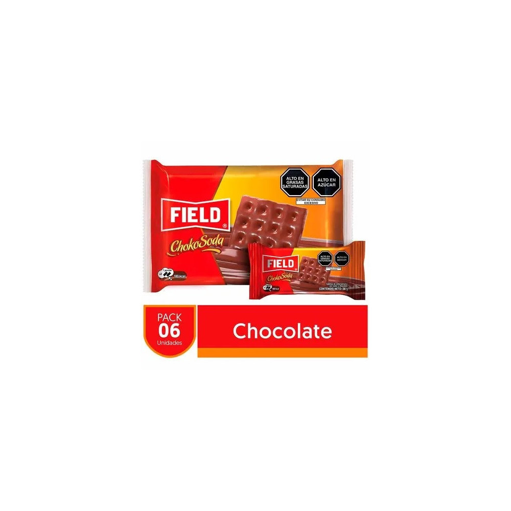Galletas FIELD ChokoSoda Paquete 6unidades Galletas FIELD ChokoSoda Paquete 6unidades