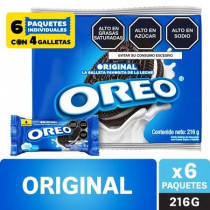 Galletas OREO sabor Original Paquete 6unidades