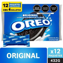 Galletas OREO sabor Original Paquete 12unidades