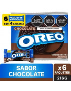 Galletas OREO sabor Chocolate Paquete 6unidades