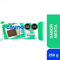 Galleta CASINO Sixpack Sabor Menta Bolsa 43g Paquete 6 unidades
