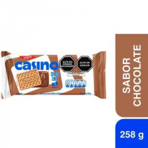 Galleta CASINO Sabor Chocolate Bolsa 43g Paquete 6unidades