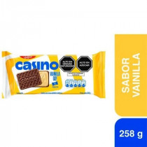 Galleta CASINO Sabor Vainilla Bolsa 43g Paquete 6unidades