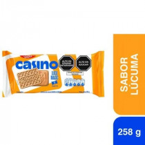 Galleta CASINO Sabor Lúcuma Bolsa 43g Paquete 6unidades